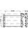 Valeo Radiateur 732587 | Compatibel met: MERCEDES-BENZ A-CLASS