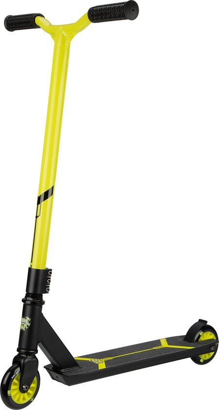 Black Dragon Stuntstep - Vert Racer - Zwart/Fluorgeel