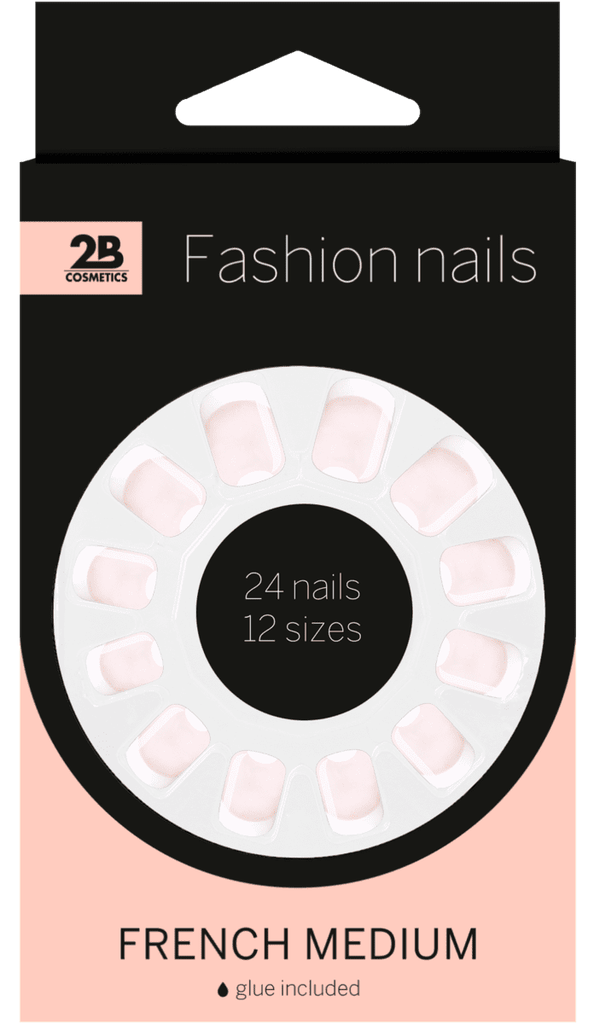 2b Nails French Medium