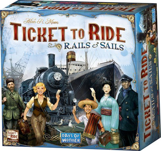 Days of Wonder Ticket to Ride - Rails & Sails - Engels - Bordspel