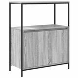 vidaXL Badkamermeubel met planken 76,5x35x95 cm grijs Sonoma