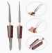 Actie4you® - Zelfknellende pincet set – 2 delig (recht & gebogen) – Klem Pincet – Knijptang – Vasthoud Pincet