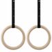 Bolt Edge Happiq Houten turnringen voor fitness - 32mm - CrossFit, Gym & Calisthenics - Gymnastiek ringen hout – Krachttraining – Incl. Ophangbanden & Antislip Tape