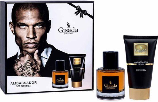 Gisada Ambassador Men Gift Set - Eau de Parfum Spray 50ml + Shower Gel 100ml