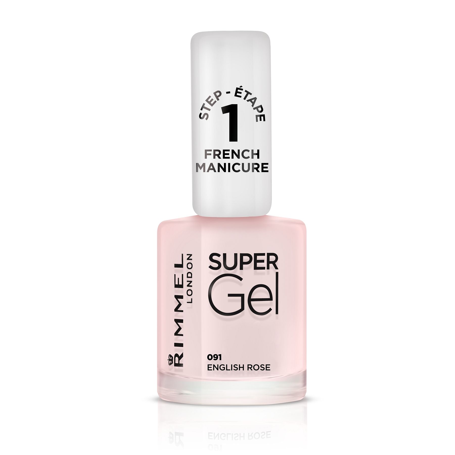 Rimmel London Super Gel French Manicure Nagellak - 091 English Rose - 12ml