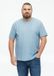 s.Oliver T-shirt met geribbelde structuur Heren Lichtblauw XXL