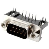 Connfly DS1037-09MNAKT74-0CC Connecteur D-sub mâle Nombre de pôles : 9 Cosses à souder 1 pièce(s) Plateau