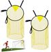 But de football avec filet jaune 45 cm