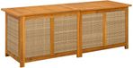 vidaXL Tuinopslagdoos 185 l massief acaciahout 150 x 50 x 56 cm beige