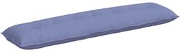 vidaXL Rugkussen Jeans Blauw 200 x 19 x 50 cm Stof