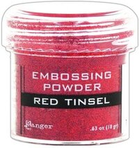 - Ranger Embossing Powder 34ml red tinsel