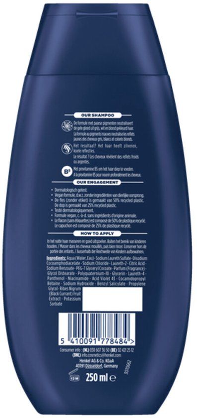 Schauma Schwarzkopf Schauma Shampoo Silver Reflex - 250 ml