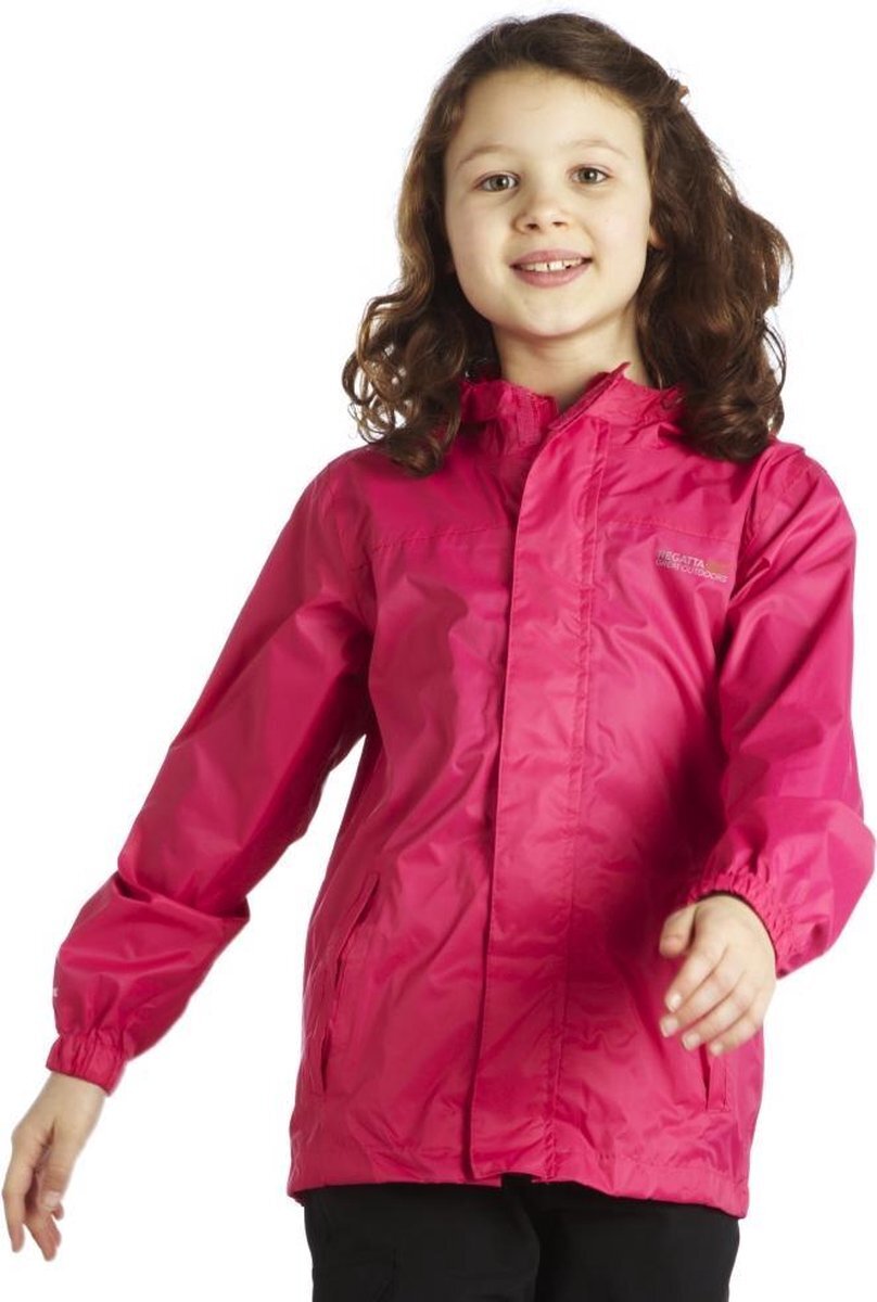 Regatta Regenjas Pack-It Junior - 104 - Roze