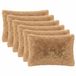 vidaXL Kussensloop 6 stuks Taupe 50 x 80 cm