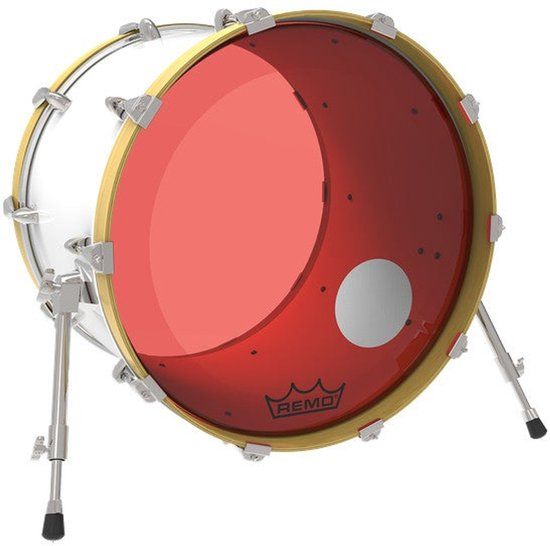 Remo P3-1326-CT-RDOH Powerstroke P3 Colortone Red 26 inch