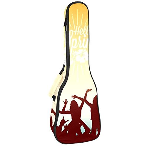 Mersov Tenor Ukulele Gigbag Waterdichte Ukelele Case Gewatteerde Rugzak, Geweldig voor Sopraan Concert (21/23/24") Dansen op het strand