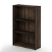 Furinno Jaya Simple Home boekenkast met 3 niveaus, verstelbaar, walnoot, Columbia Walnut, eenheidsmaat