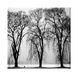 Homemania Wandafbeelding voor woonkamer, slaapkamer, meerkleurig, 60 x 3 x 60 cm HM20KNV60x60-59, polyester, hout