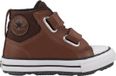 Converse Chuck Taylor All Star Berkshire Boot HI Bruin Enfants Cuir Caoutchouc Velcro