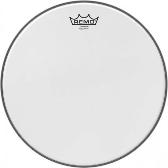 Remo BE-0818-WS Emperor 18 inch White Suede drumvel