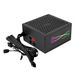 Aerocool LUXPRORGB550M, Semi-Modulaire RGB 550W Voeding, 80Plus Bronze +88%, Japanse Condensatoren, 14cm FDB Ventilator met APFC Technologie, ARGB Compatibel, 5 Jaar Garantie, Zwart