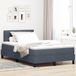 Maison Exclusive - Lit À Ressorts Avec Matelas Gris Foncé 120 X 200 Cm Velours