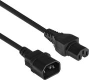 ACT Netsnoer C14 - C15 zwart 3 m AK5339