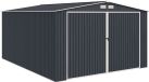Garage en métal 18,2 m² - Gris anthracite
