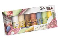 Gutermann Creativ 100% katoenen draad – set van 8 spoelen van 100 m + Omnigrid universele liniaal 3 x 15 cm, diverse kleuren