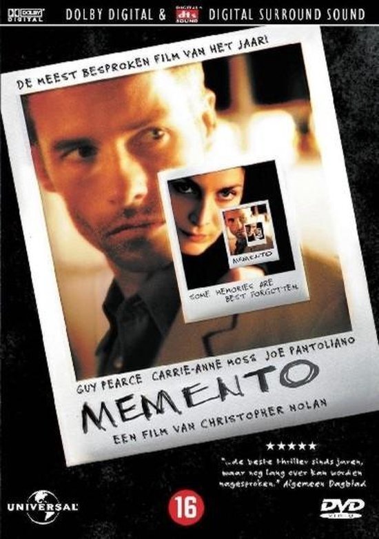 - Memento (D) dvd