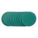 Draper 01066 50mm 320 Grit Hook and Loop Wet and Dry Sanding Discs (Pack of 10), Green, One Size