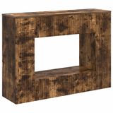 vidaXL Wandtafel Gerookte Eik 101 x 29 x 74 cm Geconstrueerd hout