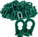 com-four® 50x clips de serre - clips extra robustes à haute capacité de charge - systèmes de suspension pour serre et jardin d'hiver - œillets pour rails de serre - clips d'aide à l'escalade
