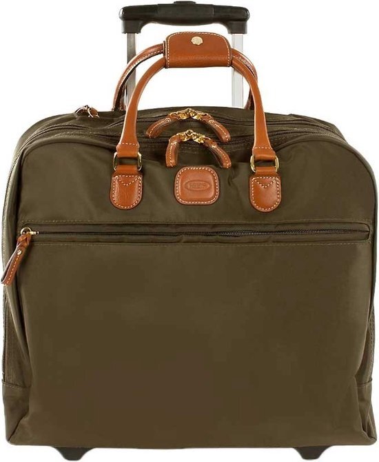 Bric's X-Travel Pilotcase olive Groen