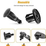 Holland Connections 100 pièces - Convient pour Honda 10 mm clip de fixation clip de pare-chocs/garde-boue de voiture rivet de fixation en plastique