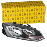 HELLA 1EB 012 034-061 FF/Halogeen-Koplamp - ECE - voor rechtsrijdend verkeer - Rechts voor