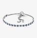 Pandora Original Blauw en Transparant Fonkelende Schuifarmband tennis armband - 599377C01