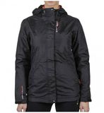 Peak Mountain Dames Windjack Ajik Zwart XL