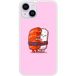 iPhone 14 Sushi hug bedrukt siliconen hoesje