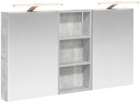 vidaXL Badkamerkastenset 3 st 110 x 10,5 x 60,5 cm Bewerkt hout