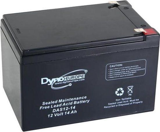 Dyno Europe LOOD-ZUUR-ACCU 12 V-14 Ah 150 x 97 x 99 mm
