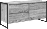 vidaXL TV-meubel 100 x 36 x 49,5 cm Grijs Sonoma Bewerkt hout