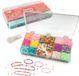 Joya Creative Set de fabrication de bijoux – Set de perles pour Enfants et Adultes – 15 perles différentes et fil de perlage transparent – Perles Katsuki, perles de verre, perles smiley, perles lettres, perles fleurs – Fabrication de bracelets pour filles