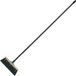 KOTARBAU Balai de rue, balai de nettoyage, balai de jardin, bois de hêtre, 30 cm, vert, balai d'extérieur, balai de rue dur, balai de rue en bois, avec manche en métal