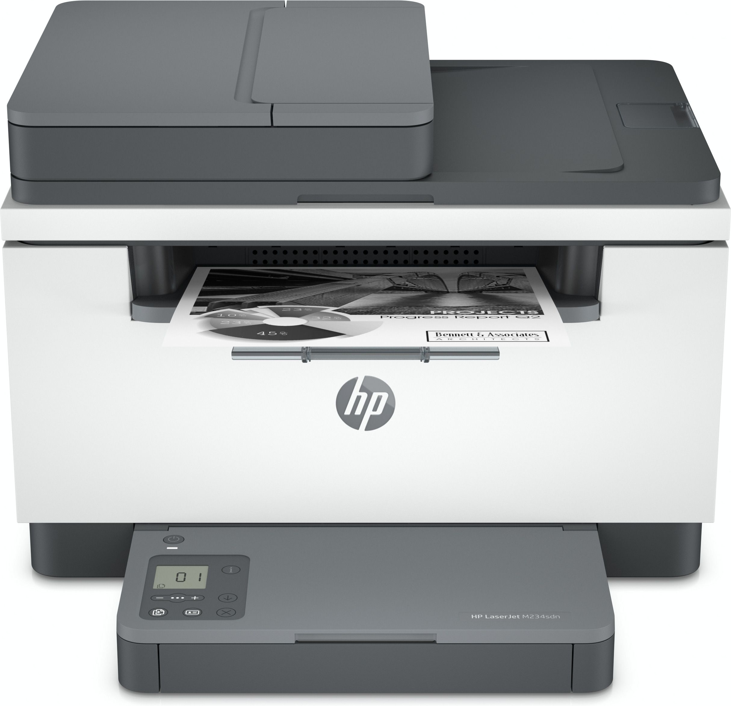 HP LaserJet MFP M234sdn - Multifunctionele Zwart-wit Laserprinter met ADF, Print/Scan/Copy, en WiFi