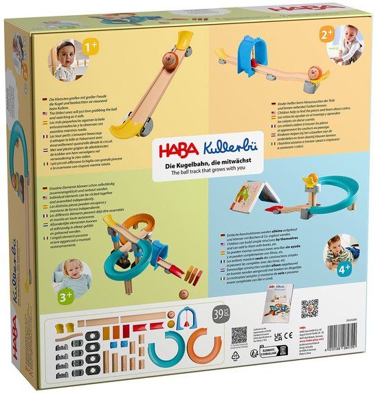 Haba knikkerbaan Step by step - de baan die meegroeit - vanaf 1 jaar