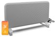 Radiateur infrarouge, 2000 W, avec élément graphite, contrôle via application et écran tactile, blanc