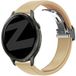 Withings Bracelet cuir 'D-Type' Withings Steel HR - 40mm (crème)