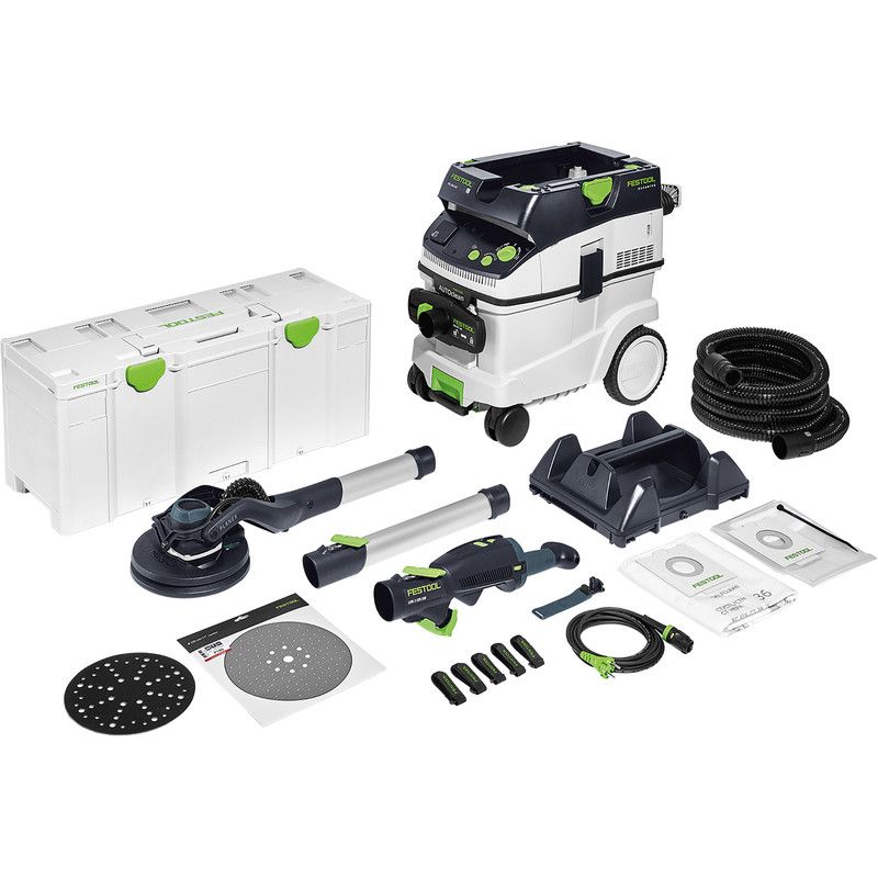 Festool PLANEX LHS 2 225 EQI/CTL 36-Set Langnek-schuurmachine- en stofzuigerset | 578424