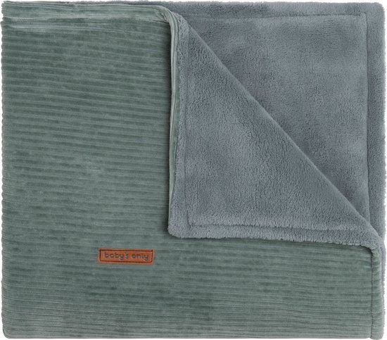 Baby's Only Ledikantdeken teddy Sense - Zeegroen - 100x135 cm